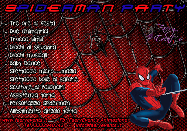 SPIDERMAN-PARTY